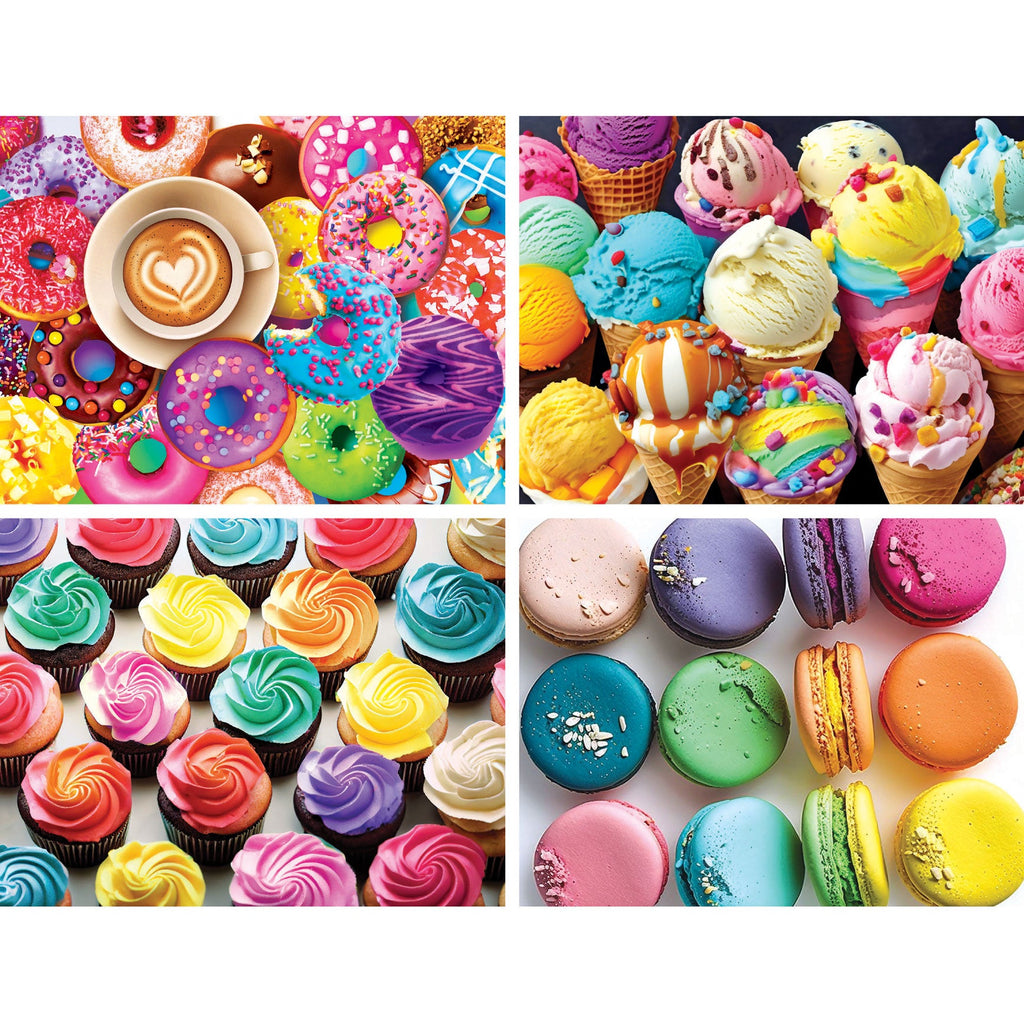 Foodie 4 in 1 Puzzle Set