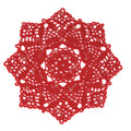 Crocheted Snowflake Placemat Pattern