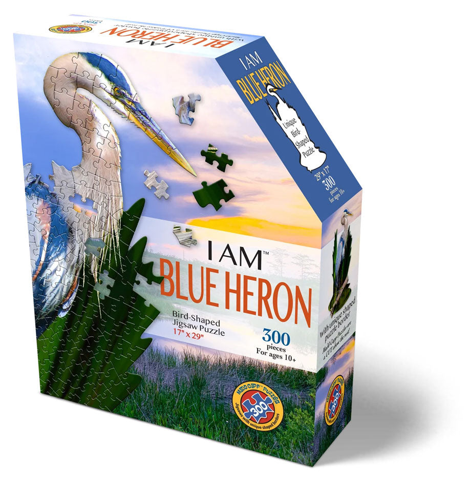 I Am Blue Heron Jigsaw Puzzle