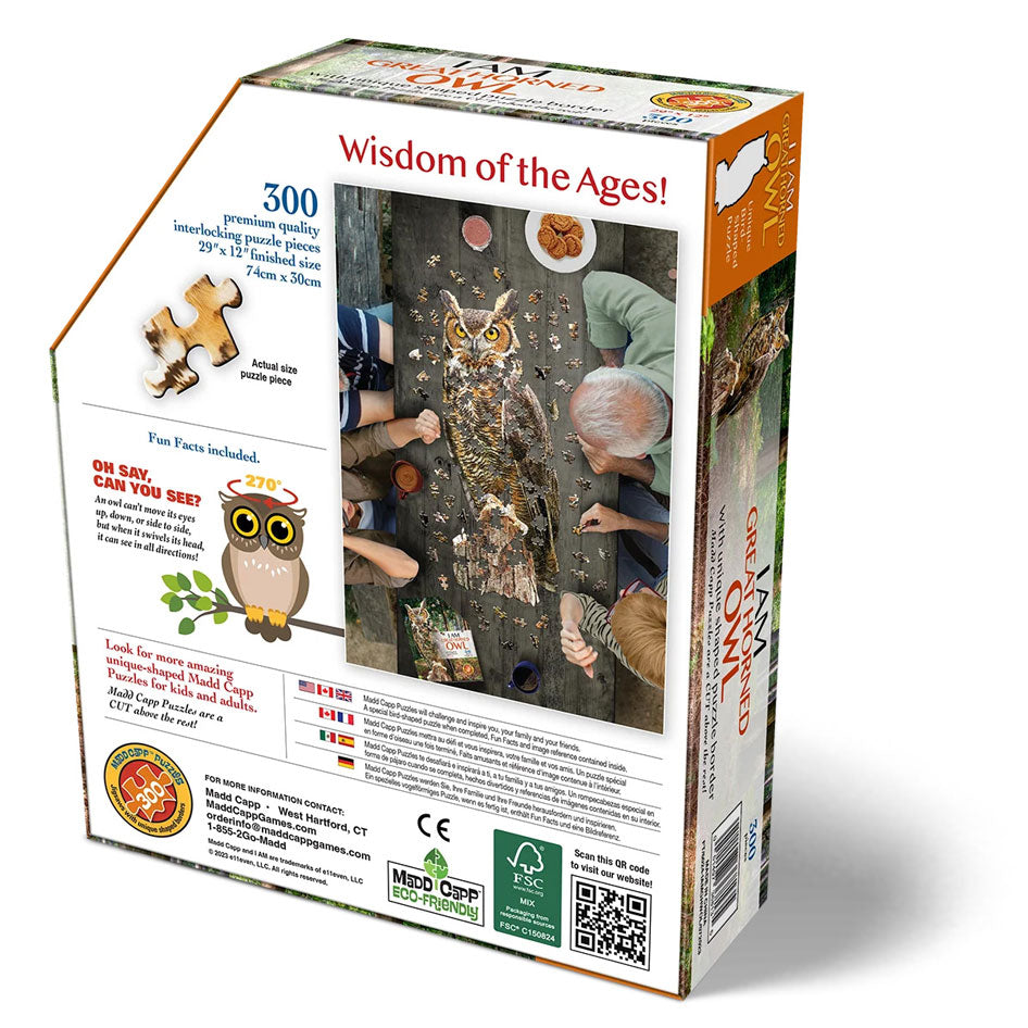 I Am Great Horned Owl Jigsaw Puzzle