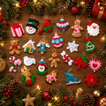 Modern Merry Minis 24 Pc. Felt Ornaments