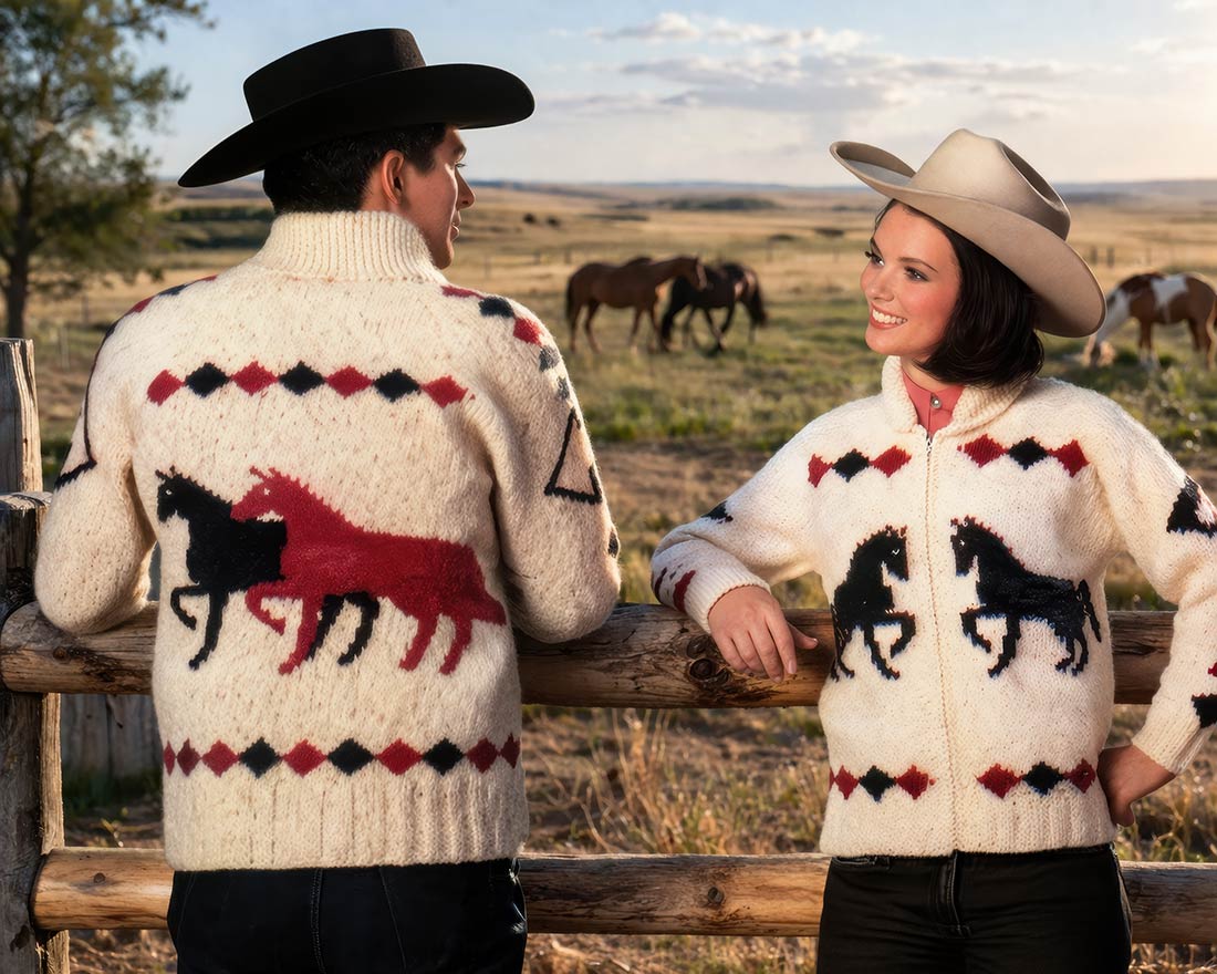 Prairie Prancers Adult Cardigan Pattern