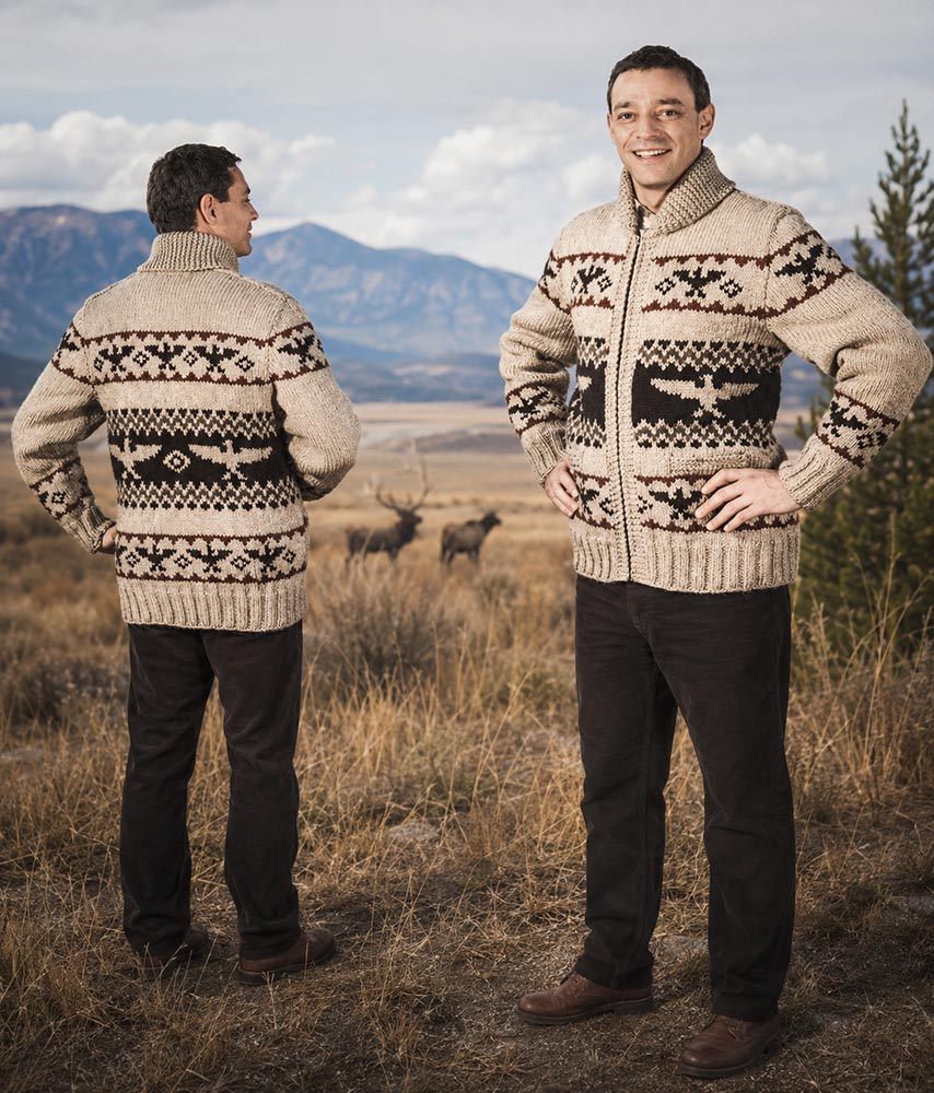 Thunderbird Men's Cardigan Pattern