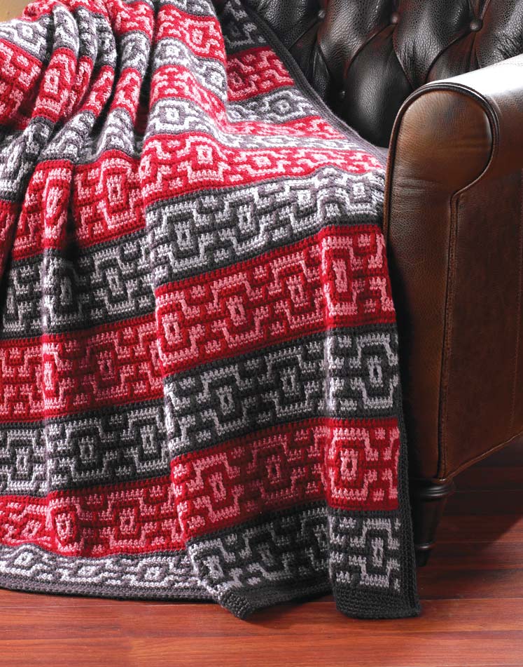 Mosaic Throw Pattern