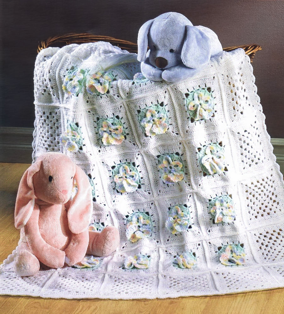 Pansy Patch Blanket Pattern