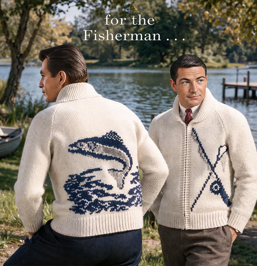Jumping Fish Cardigan Pattern