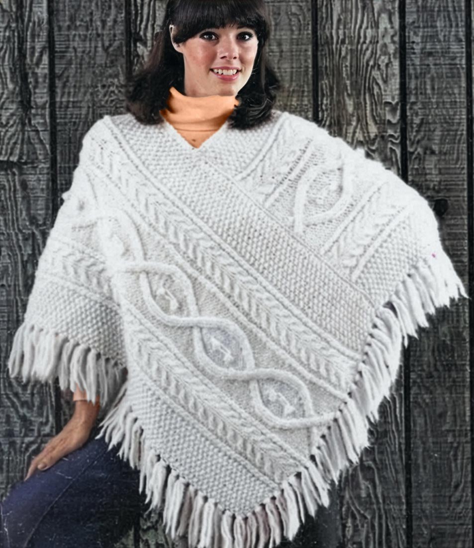Ladies' Poncho Pattern