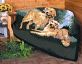 Golden Retrievers Afghan Pattern