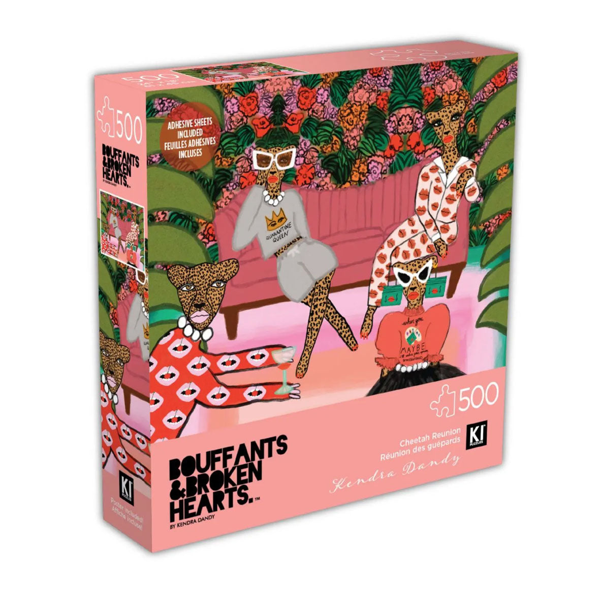 Cheetah Reunion Jigsaw Puzzle