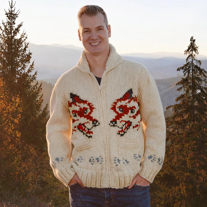 Wolf Cardigan Knit Kit | Project Hail Mary Fox Sweater