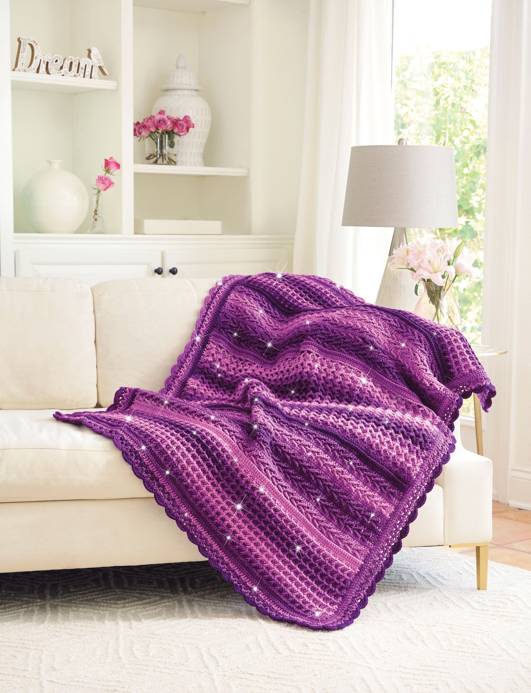 Shimmering Chromatic Textures Blanket