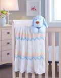 Rippled Blocks Blanket Pattern