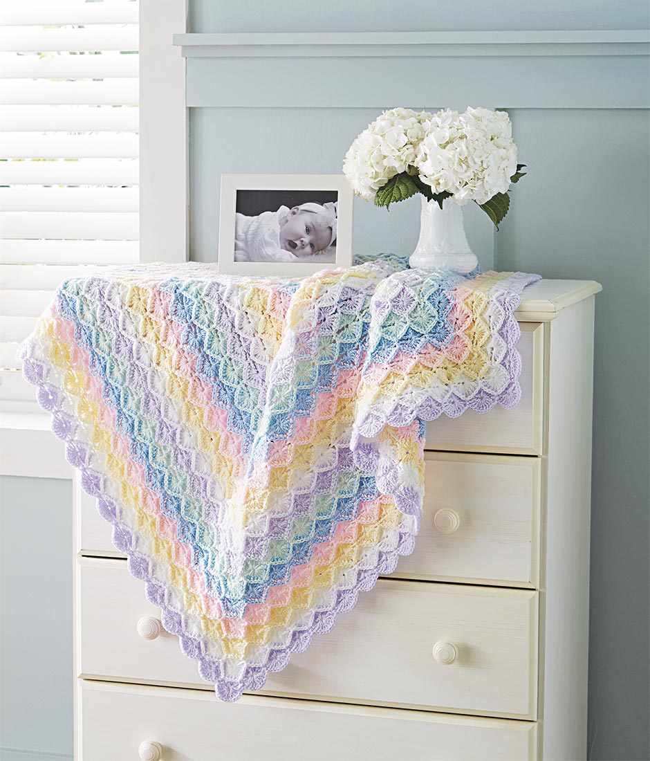 Around The Rainbow Blanket Pattern
