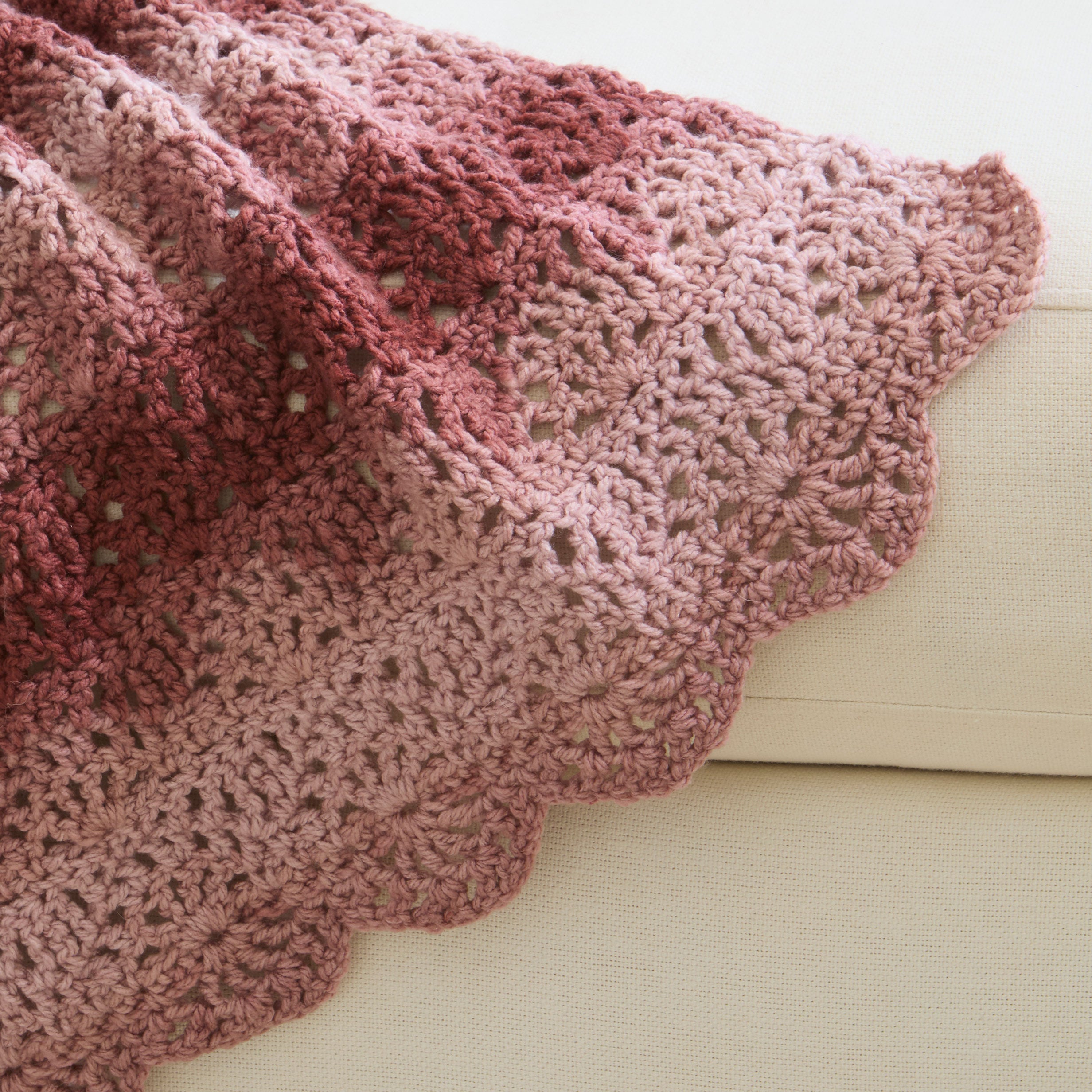 Waves of Lace Throw