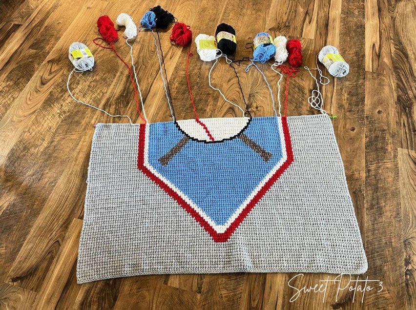 Baseball Sports Throw Blanket