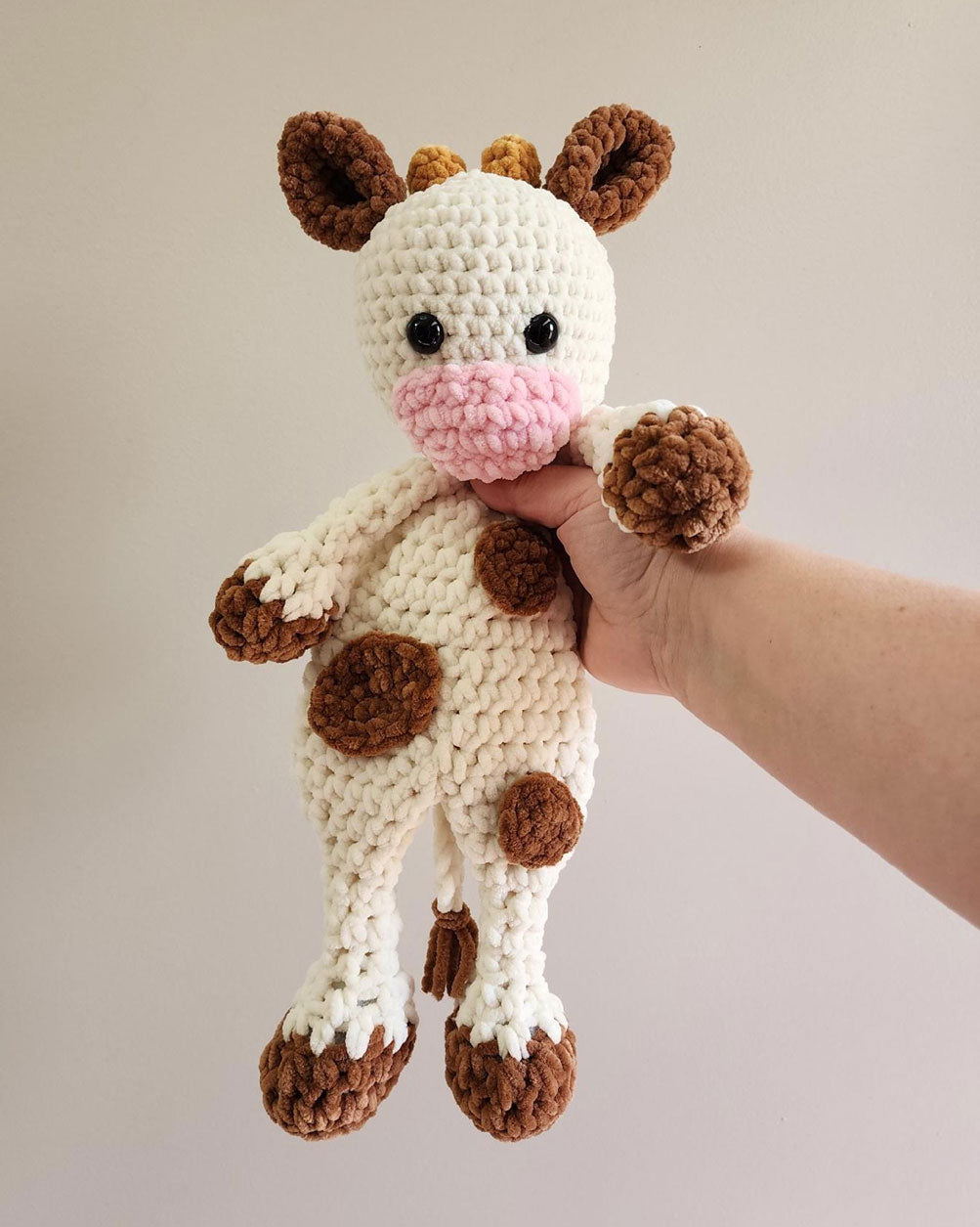 Cow Crochet Snuggler