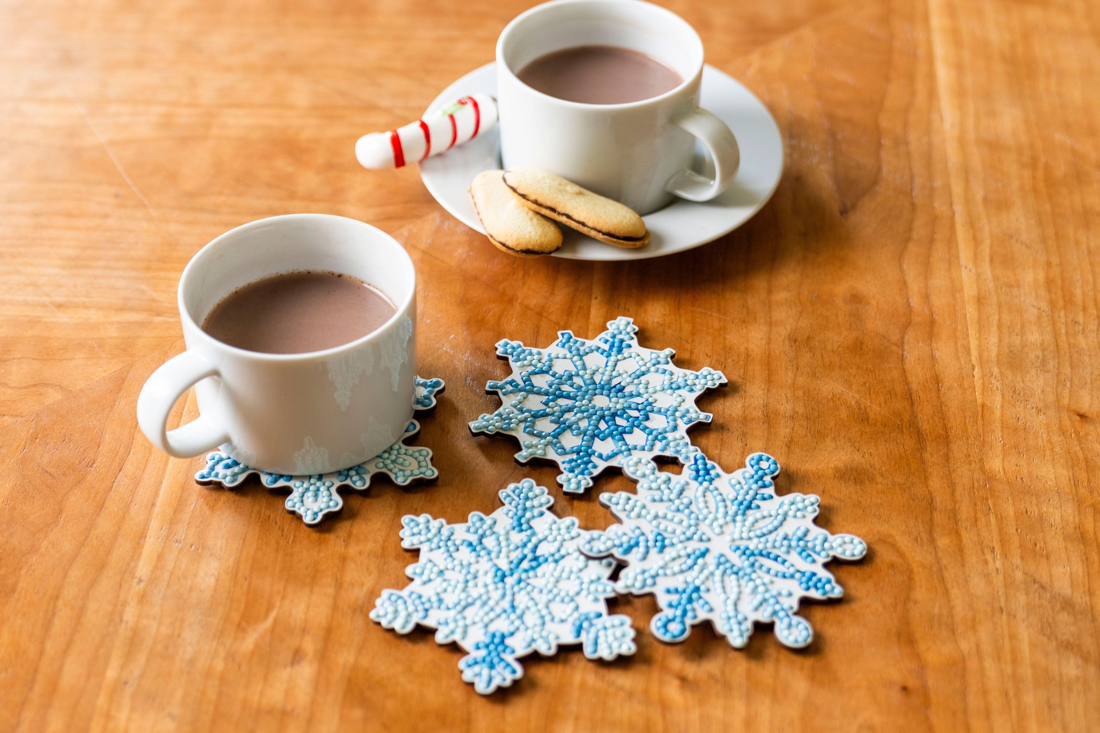 Snowflake Coasters Diamond Dotz Kit
