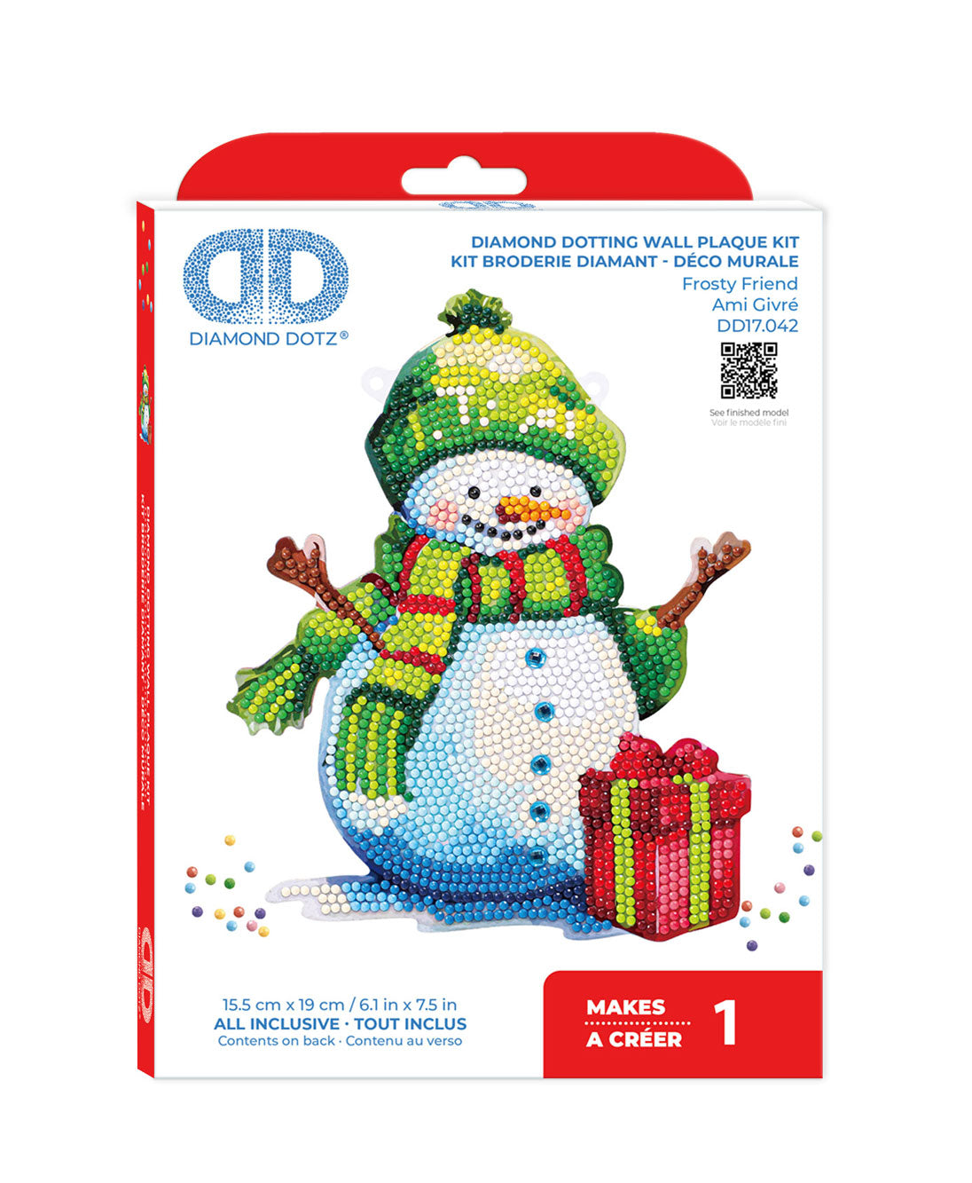 Frosty Friend Wall Hanging Diamond Dotz Kit