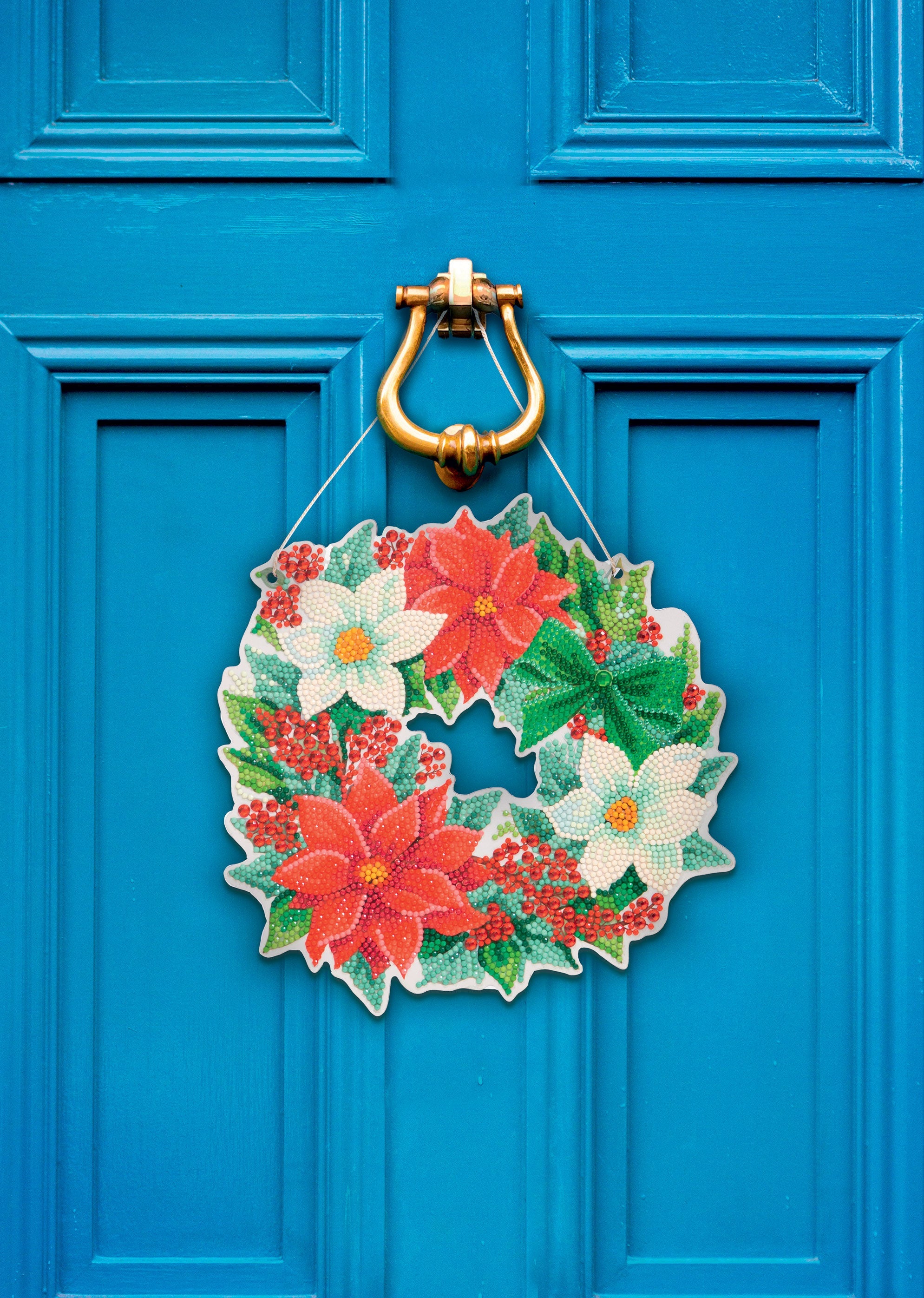 Christmas Wreath Wall Plaque Diamond Dotz Kit