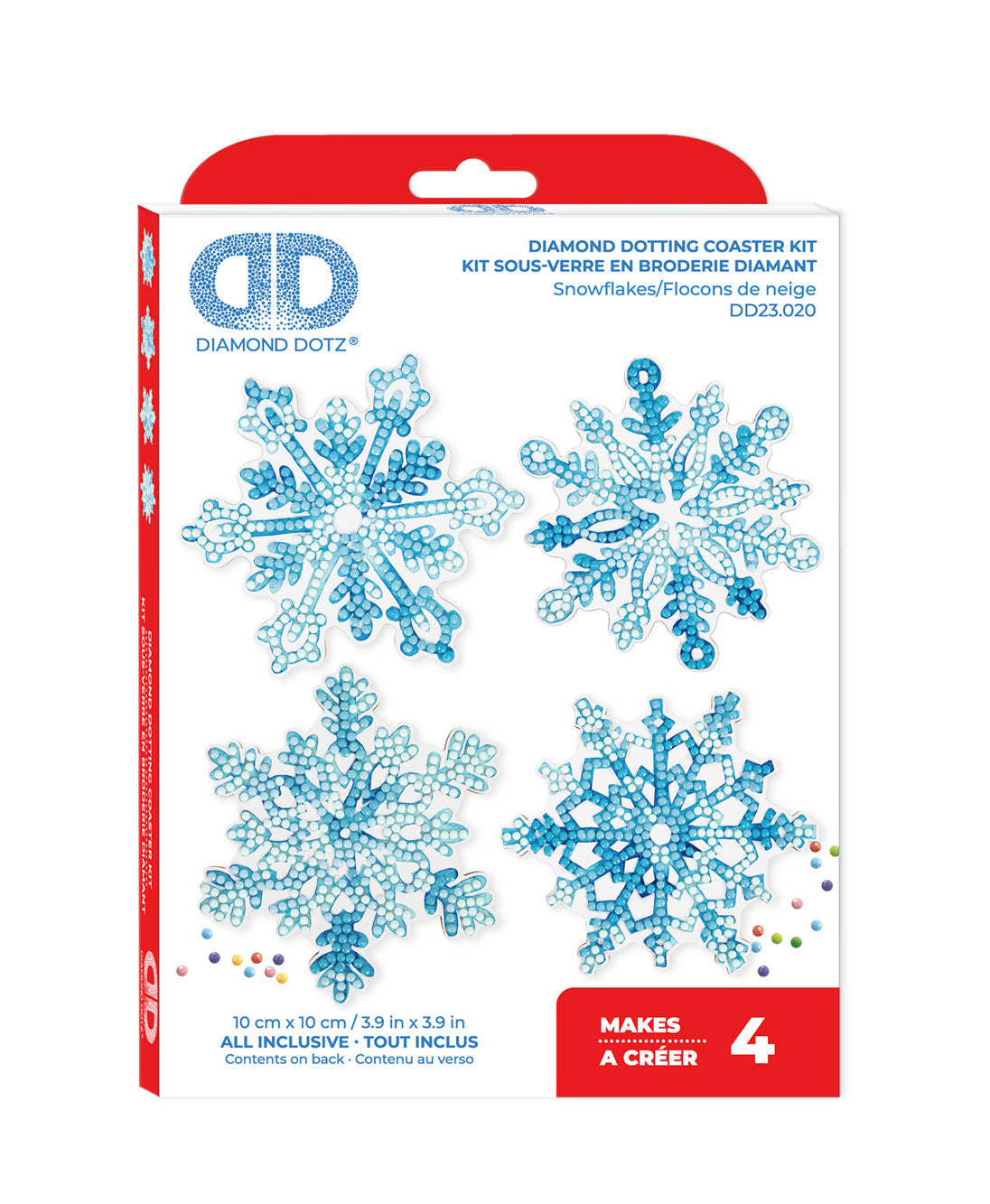 Snowflake Coasters Diamond Dotz Kit