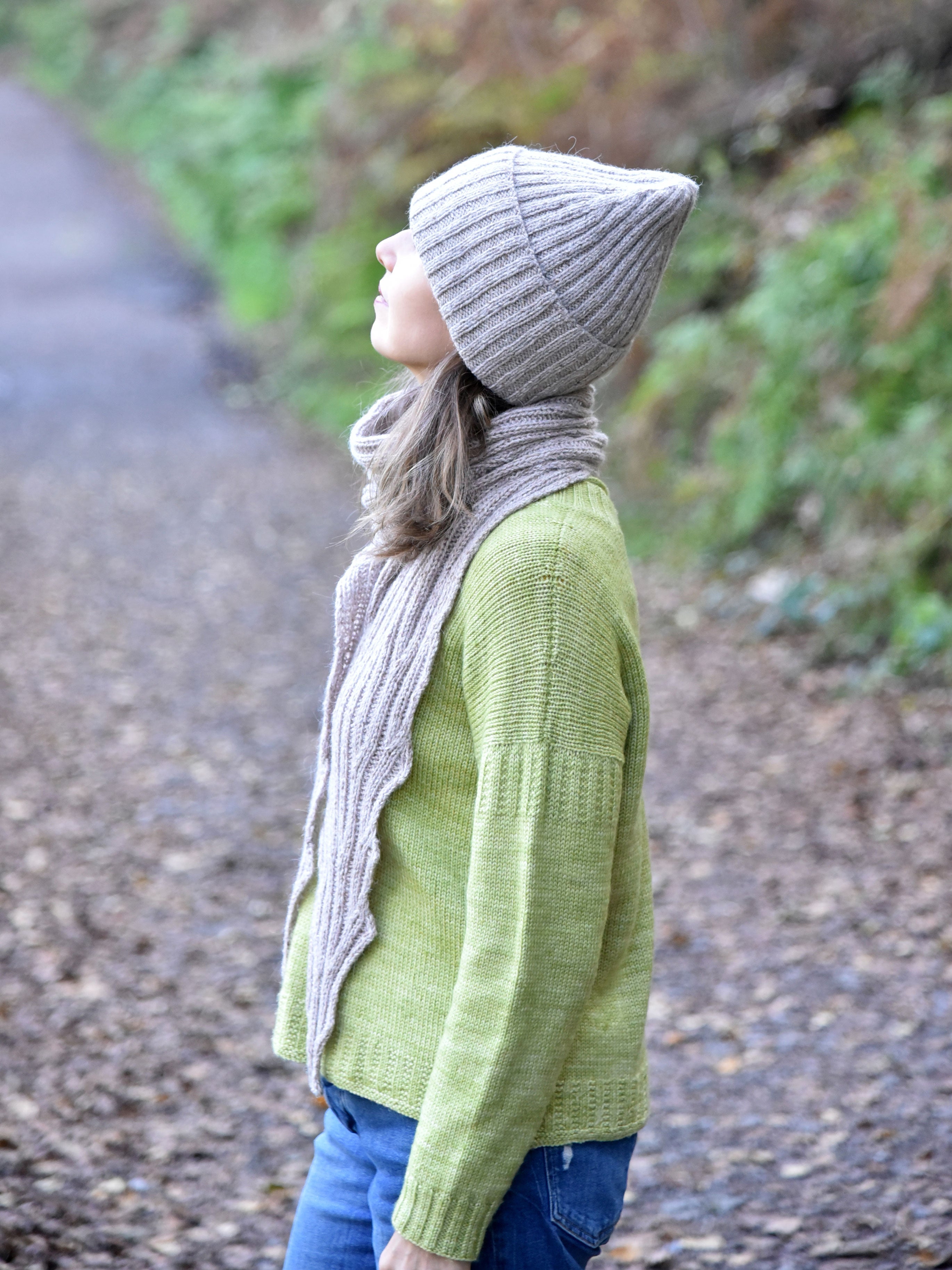 Morning Mist Hat & Scarf