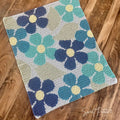 Forget-Me-Knot Flower Nursery Blanket
