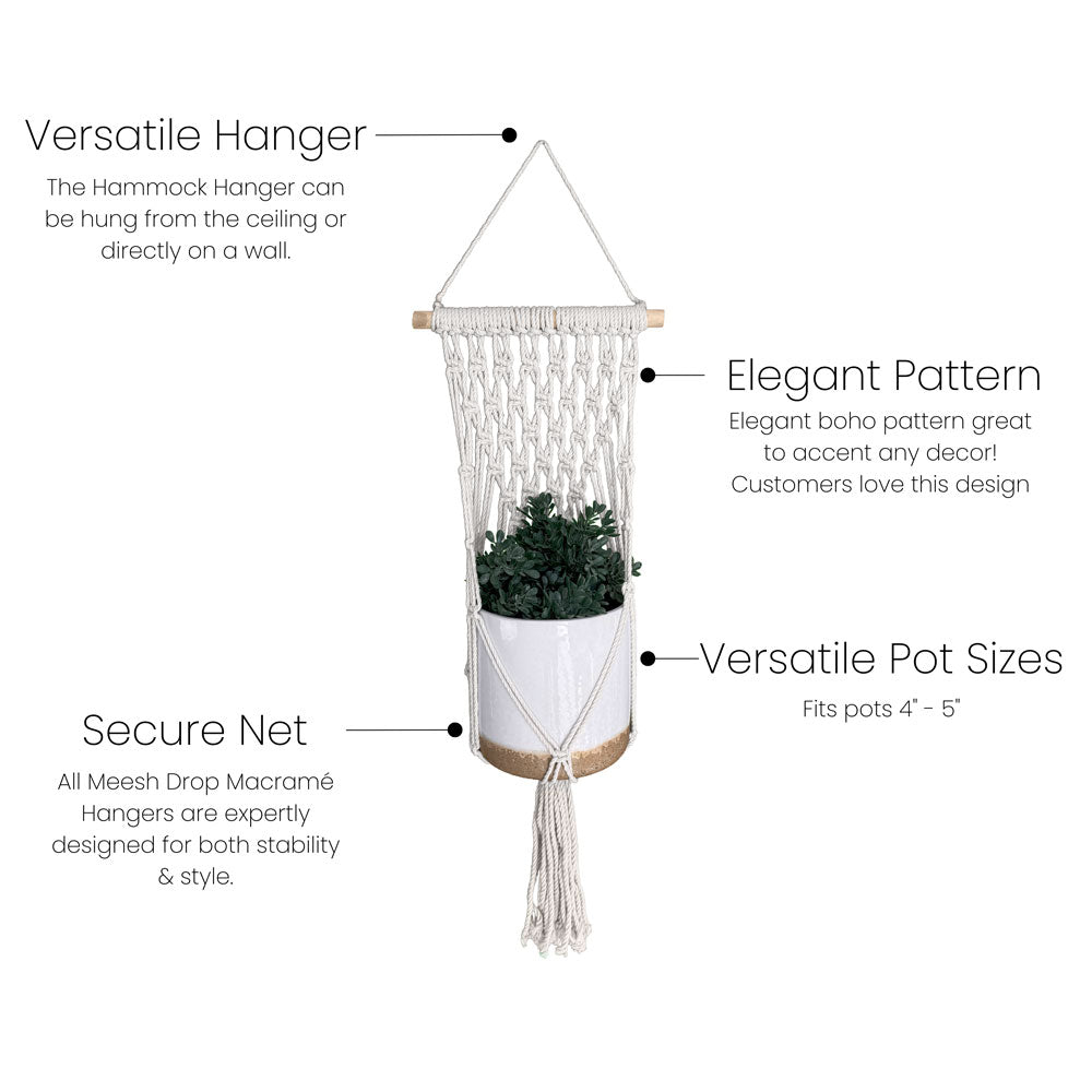 Hammock Macrame Plant Hanger