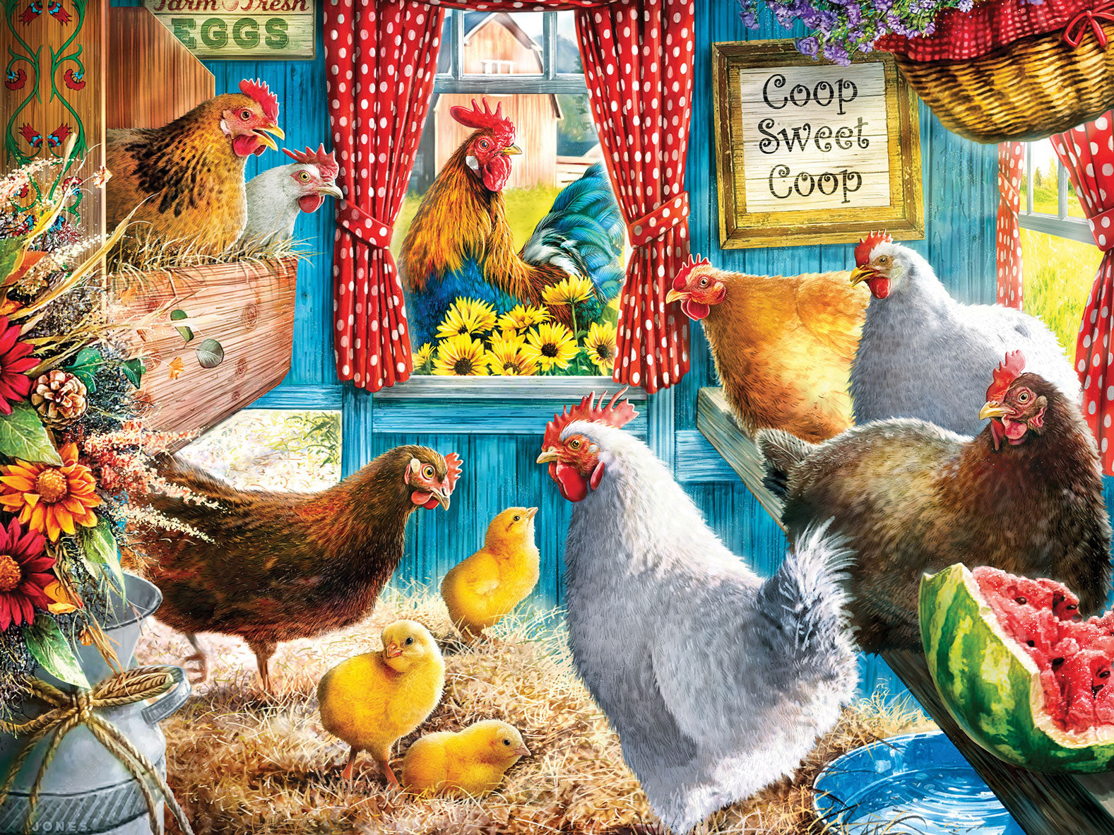 Cluckington Palace Jigsaw Puzzle