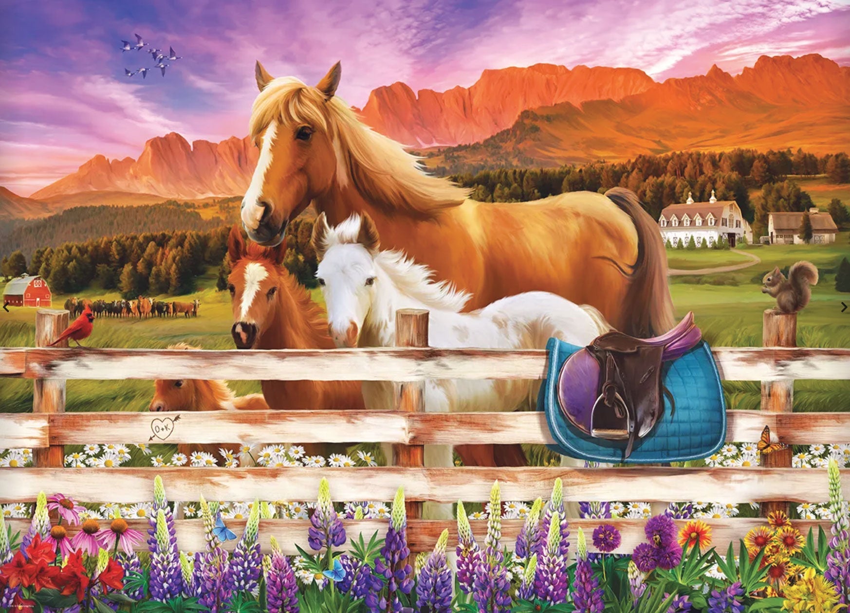 Horse and Foal Jigsaw Puzzle