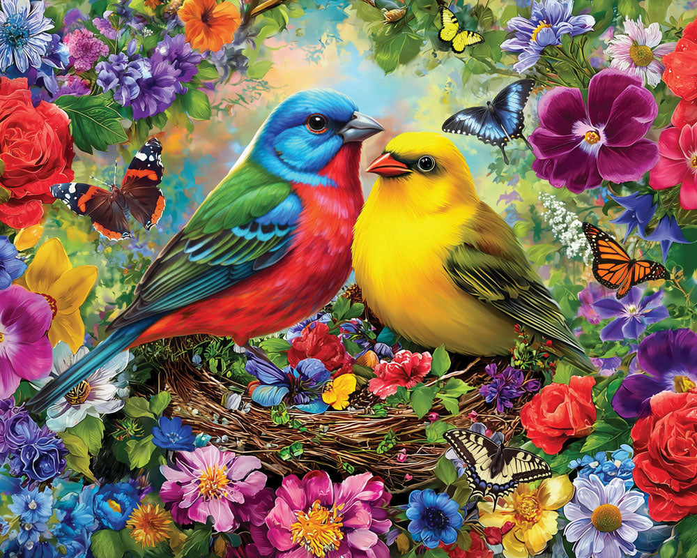 Spring Birds Serenade Jigsaw Puzzle