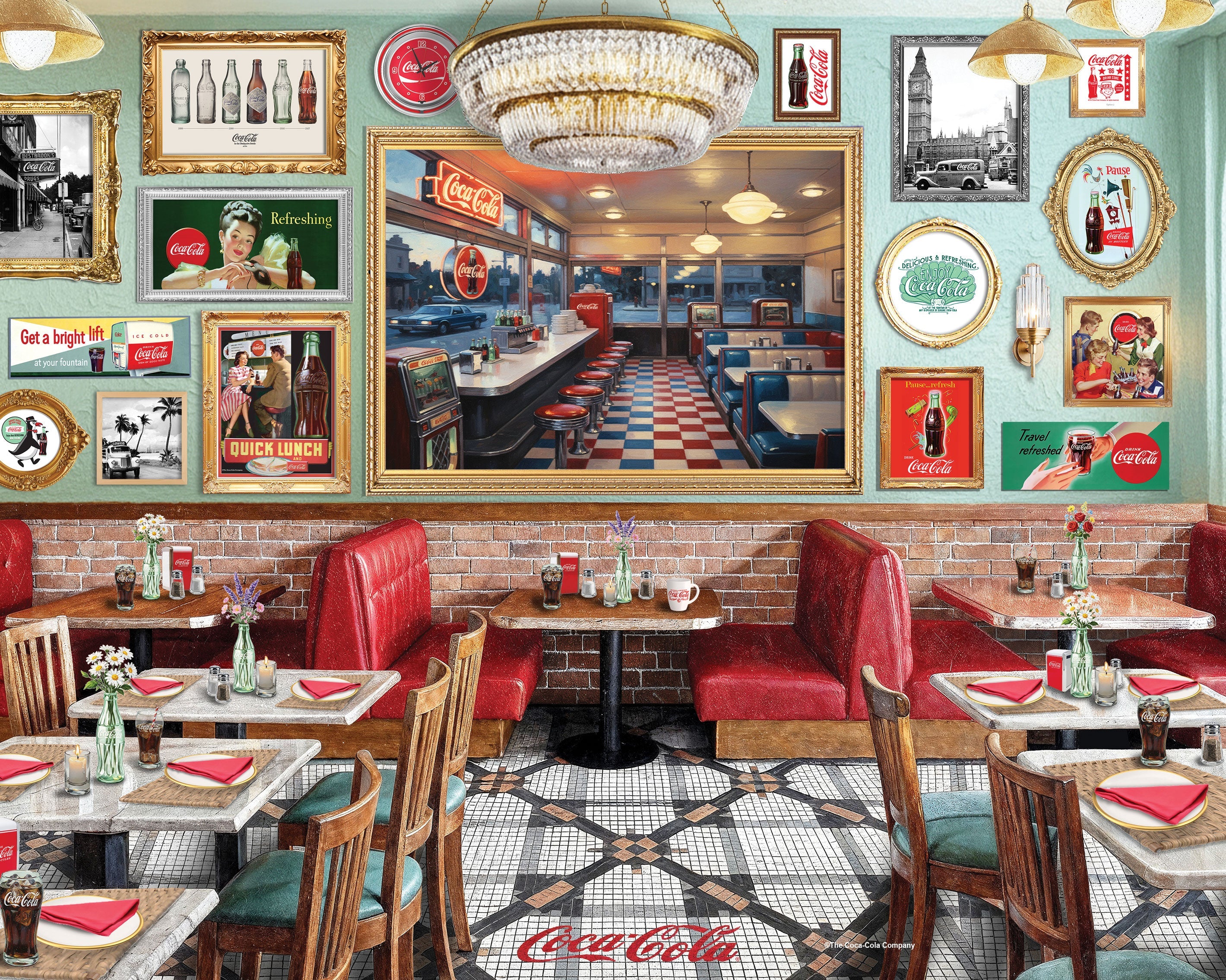 Coca-Cola Cafe Jigsaw Puzzle