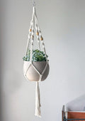 Staggered Spiral Medium Macrame Plant Hanger