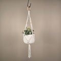 Textured Short Macrame Plant Hanger