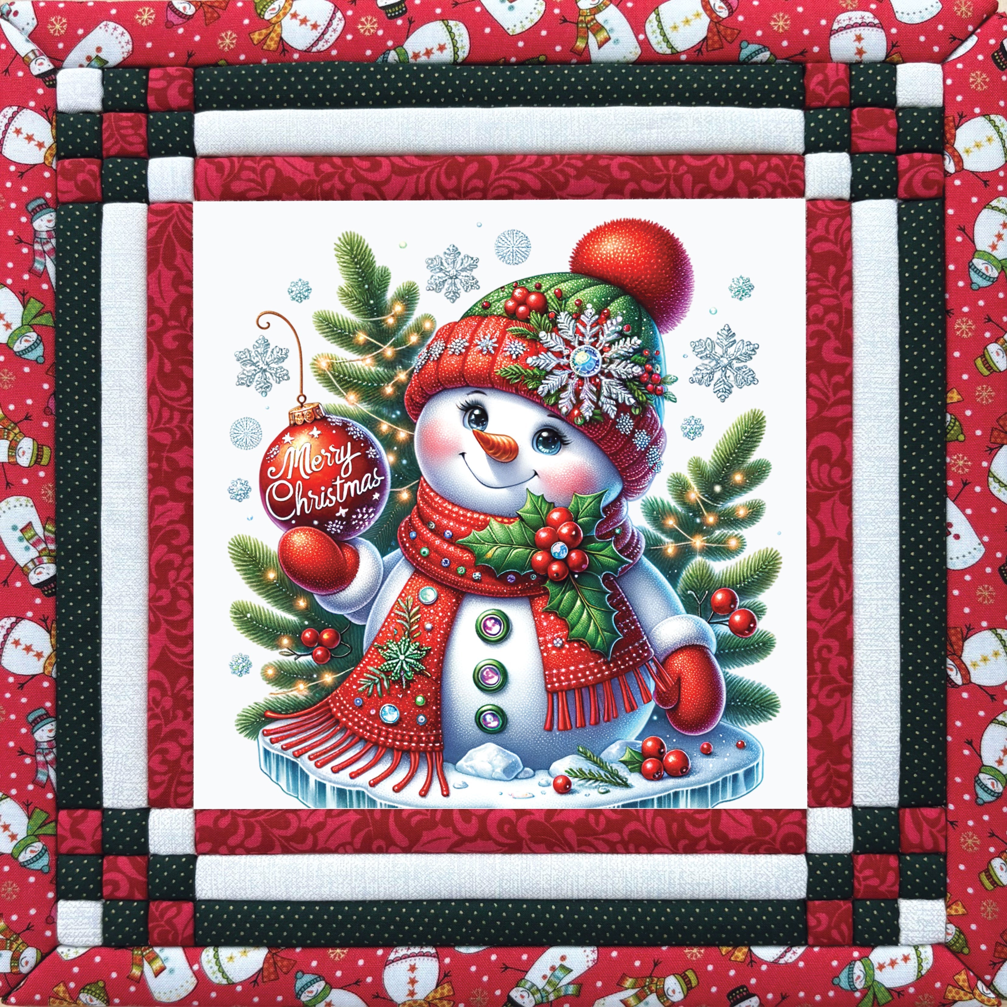 Snowman Quilt Magic Kit