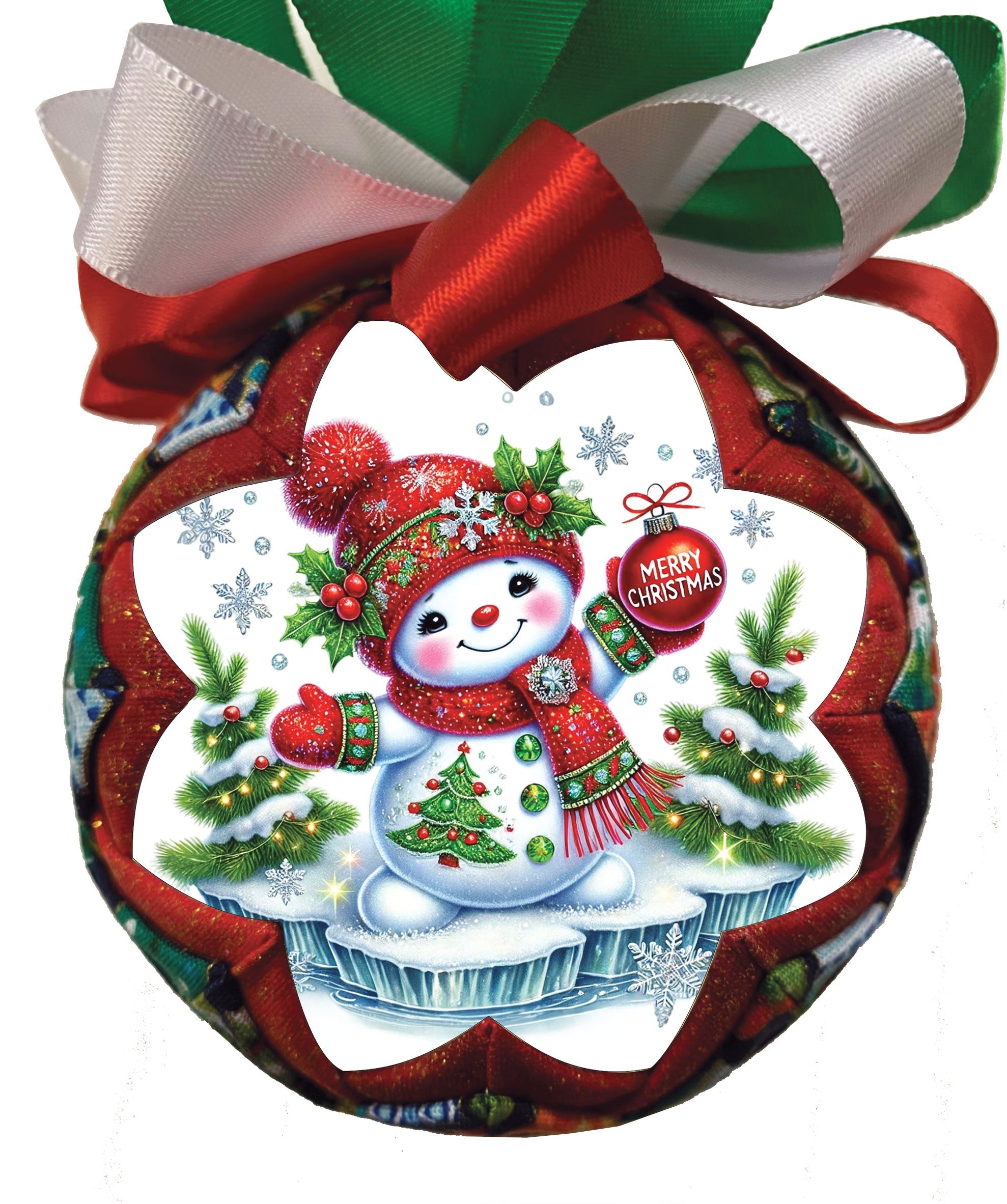 Snowman Quilted Ornament Kit