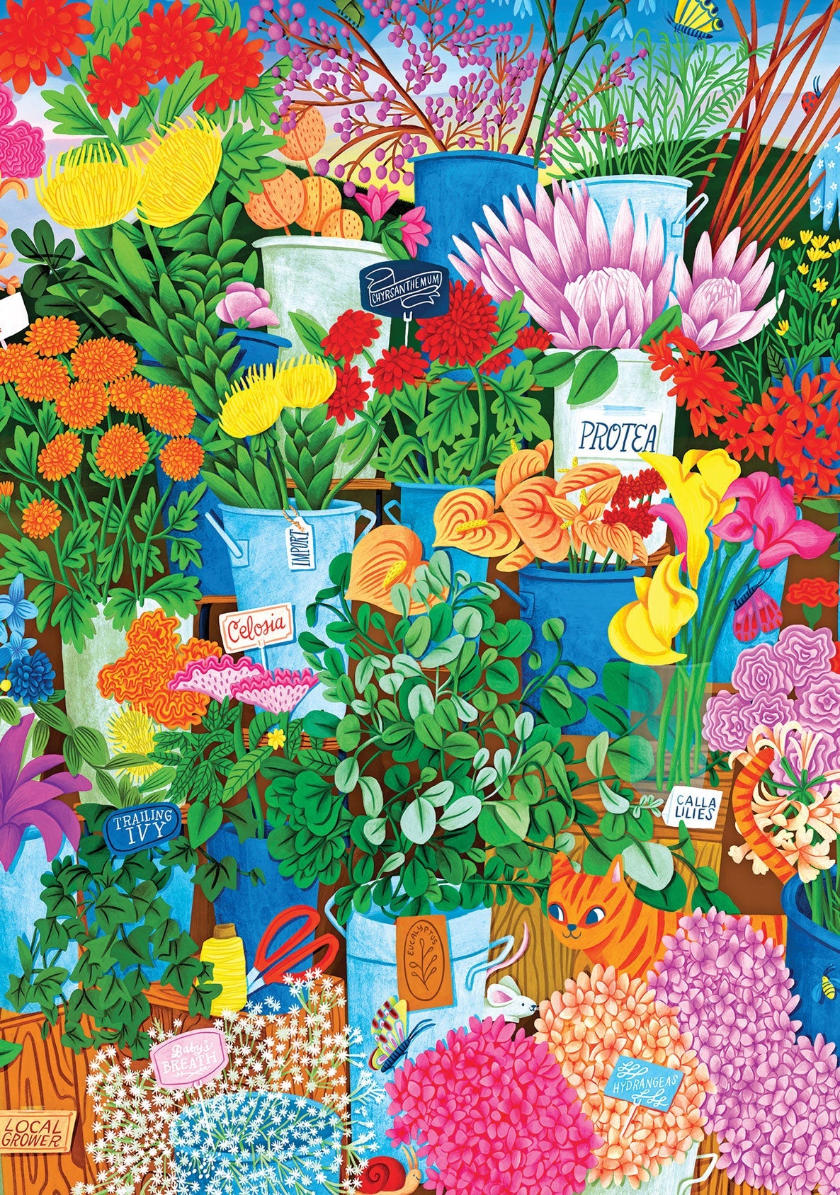 Camera to Canvas - Colorful Flowers Jigsaw Puzzles