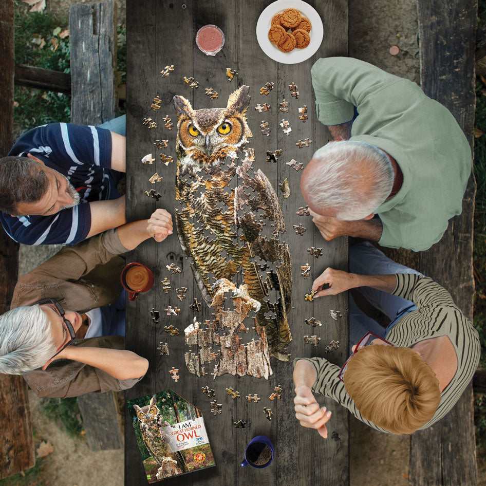 I Am Great Horned Owl Jigsaw Puzzle