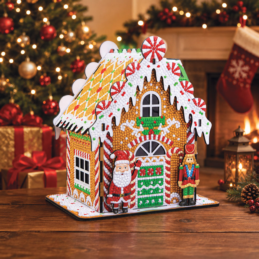 Gingerbread House Diamond Dotz Kit