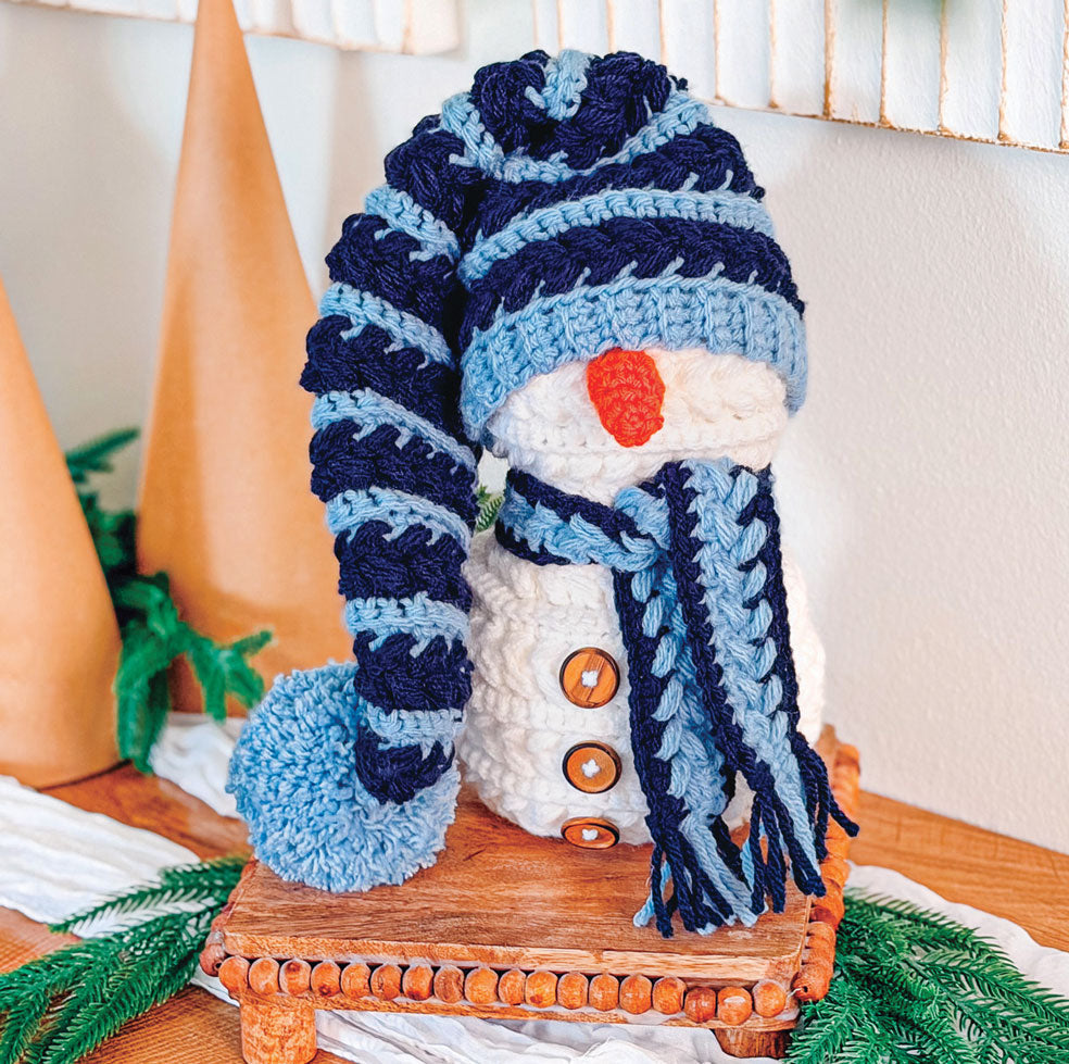 Wheat Stitch Snowman