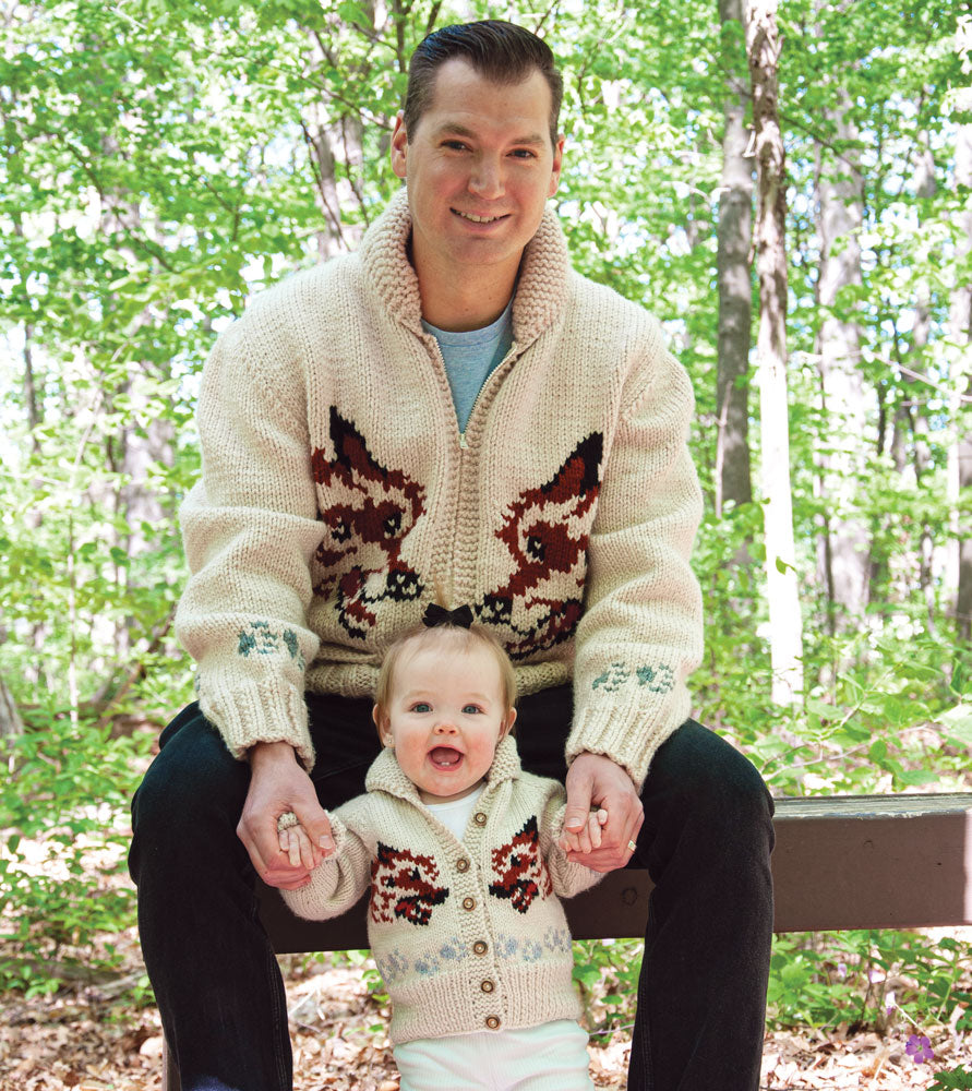 Child's Wolf Cardigan Knit Kit | Project Hail Mary Fox Sweater