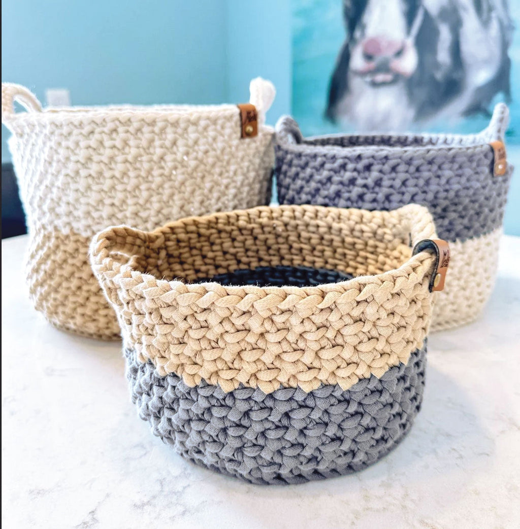 Two-Toned Nesting Baskets