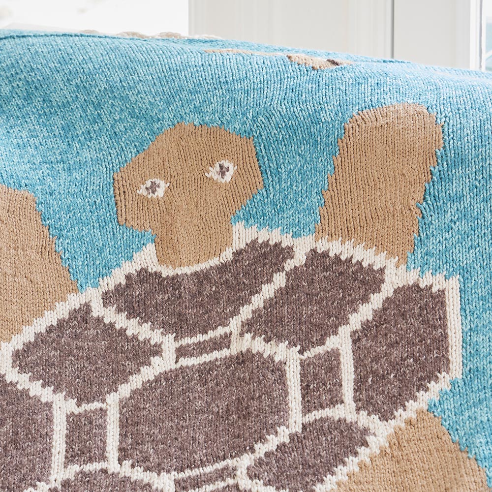 Sea Turtles and Sand Dollars Afghan