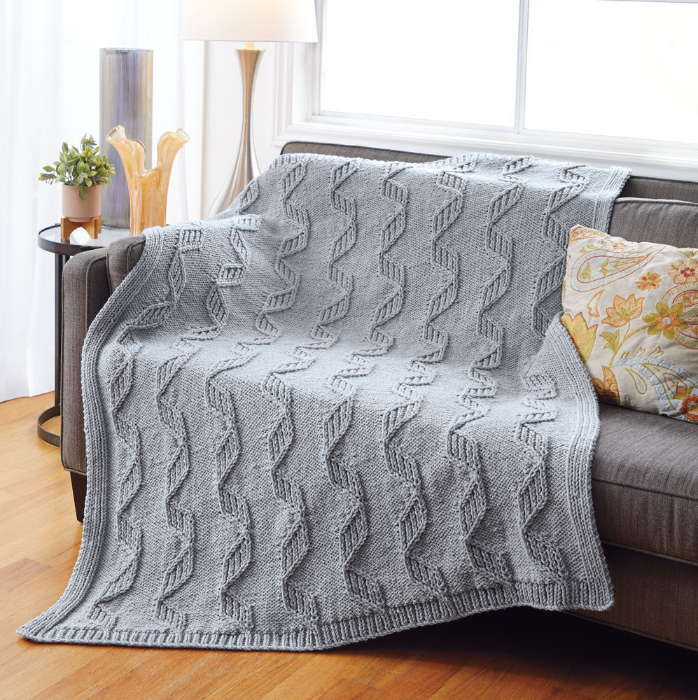 Spinning Ribbon Blanket Pattern