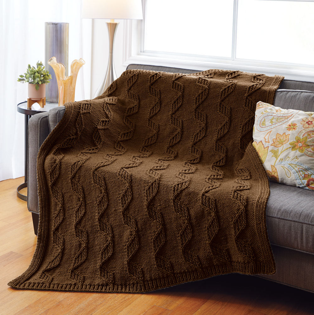 Spinning Ribbon Blanket Pattern