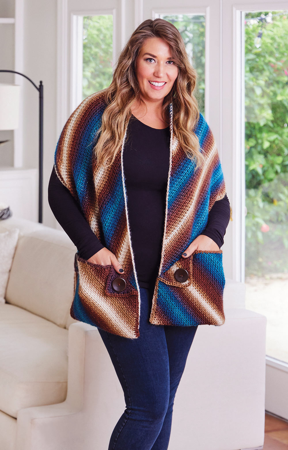Prism Pocket Shawl