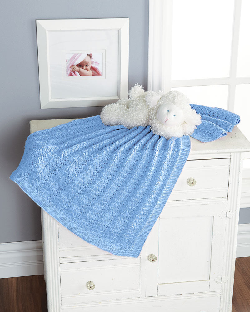 Lace Chevron Blanket