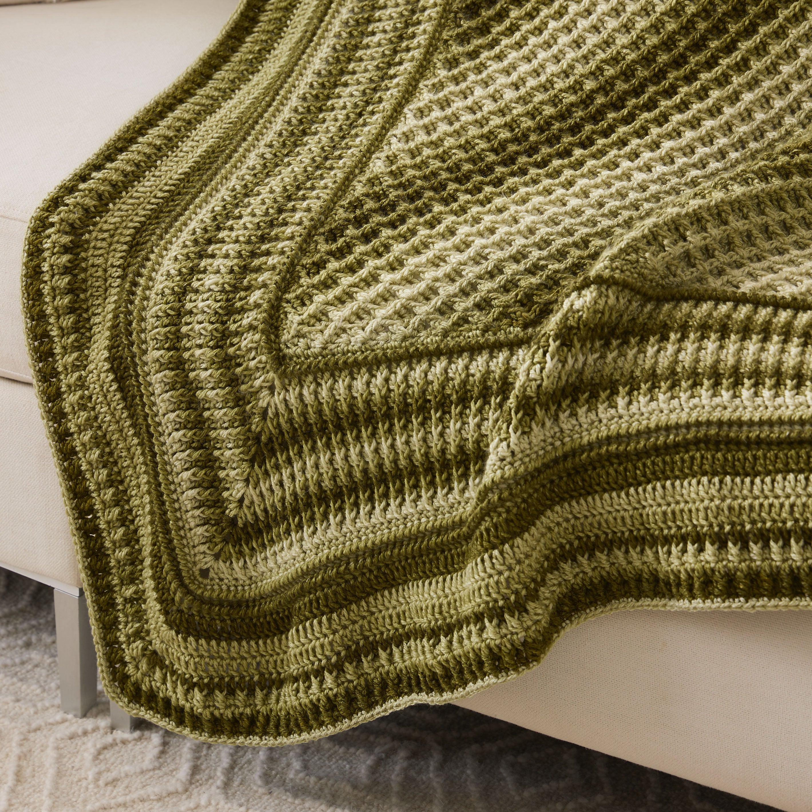 Unique Vibrato Crochet Throw