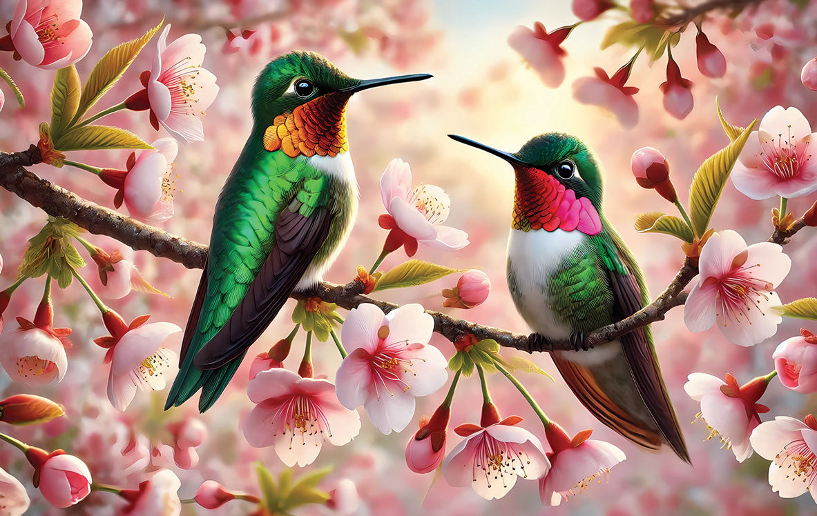 Cherry Blossom Time Jigsaw Puzzle