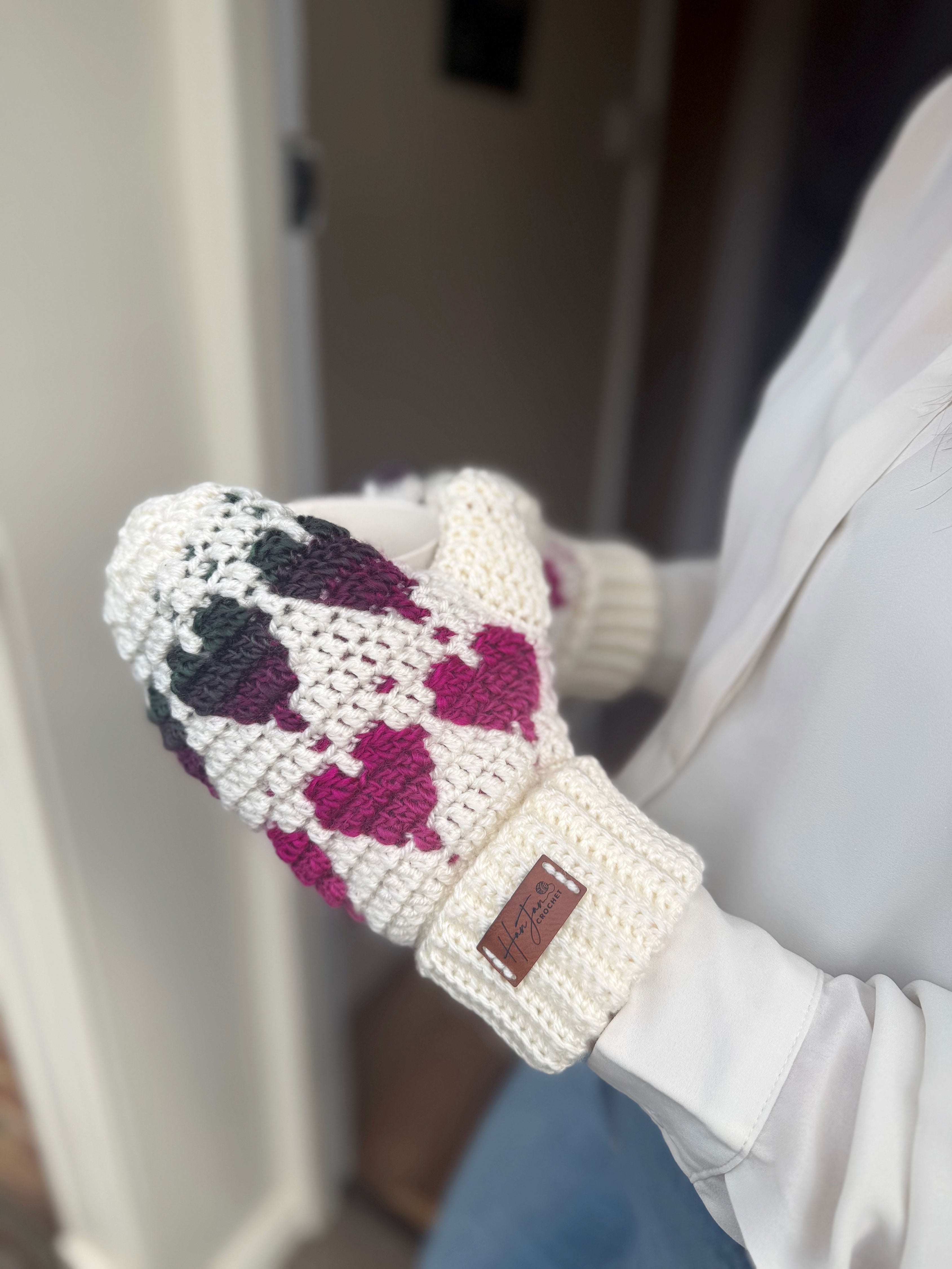 Happy Hearts Mittens