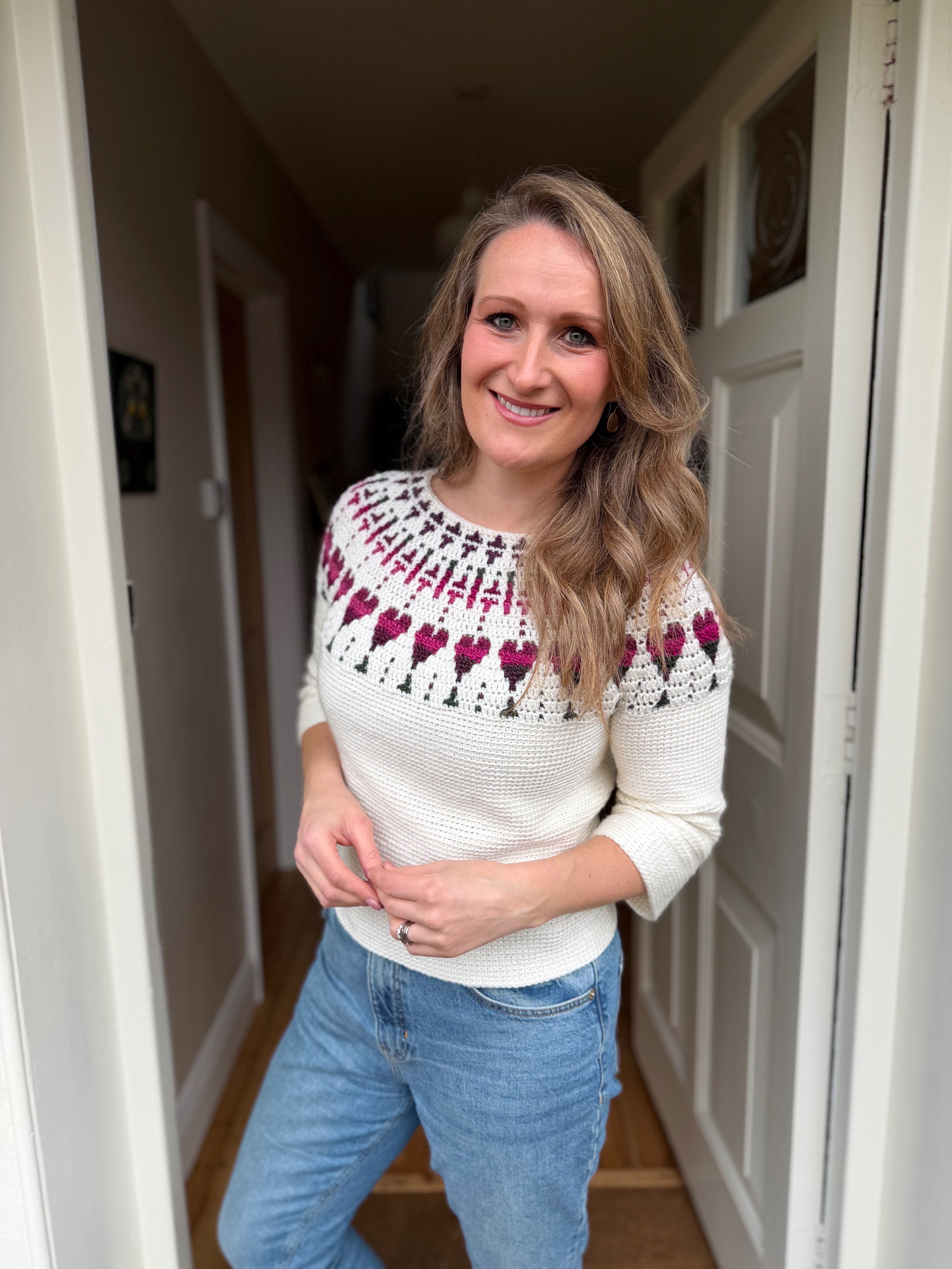 Happy Hearts Sweater